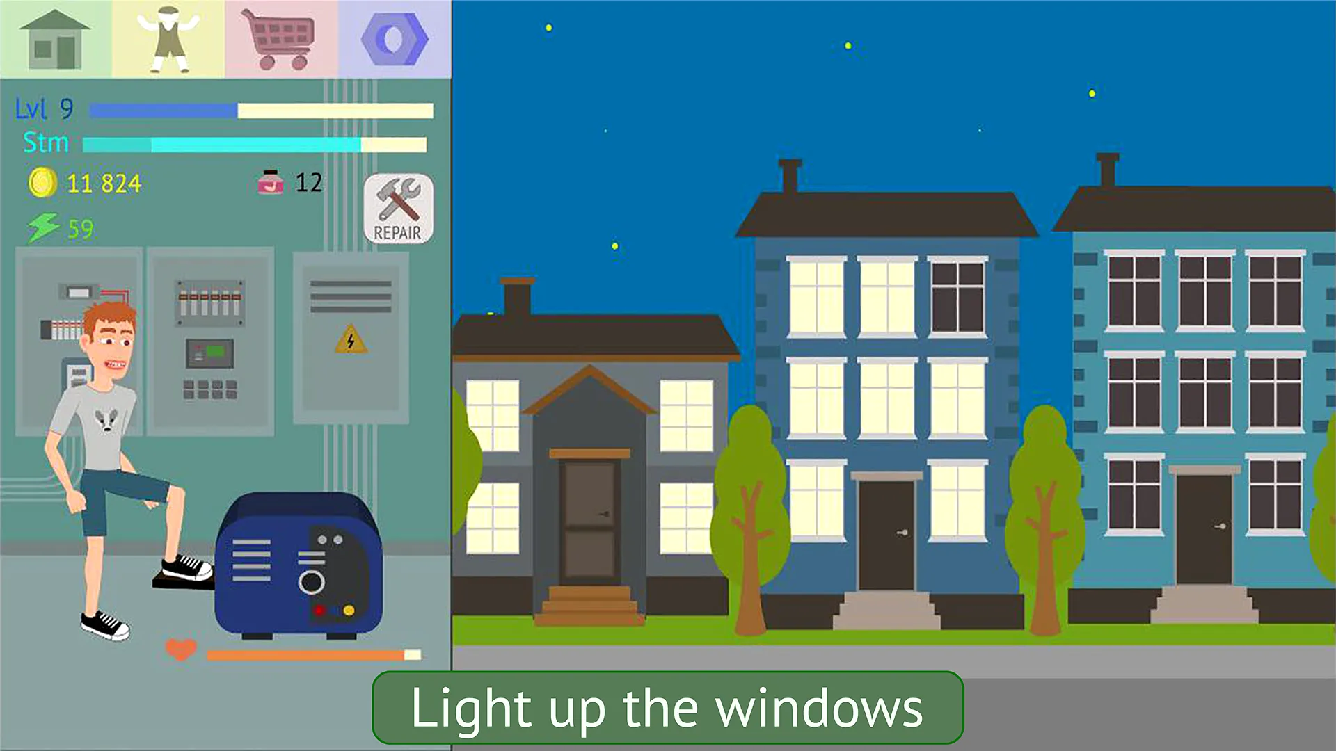 Energy Clicker: Light up world screenshot 2